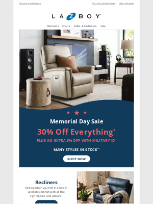 La-Z-Boy - ‼️ LAST WEEKEND TO SAVE ‼️