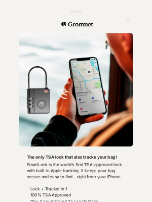 The Grommet - ✈️ Lost luggage? Never again. [TEST 2]