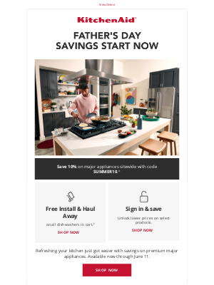 KitchenAid - Kick off summer with an extra 10% off ☀️
