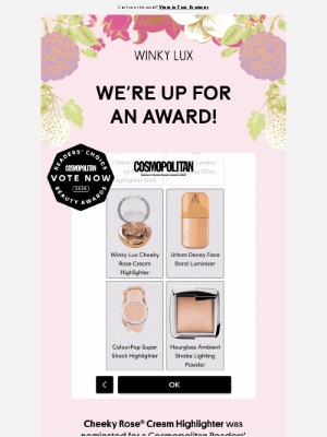 Winky Lux - She’s glowing and nominated for Best Highlighter ✨