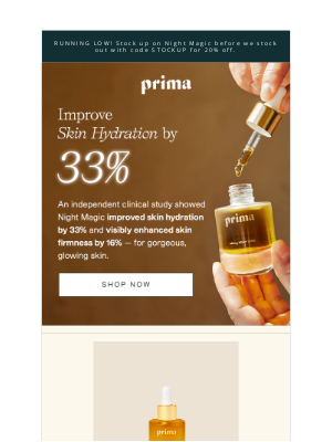 Prima - LAST CALL for 20% off