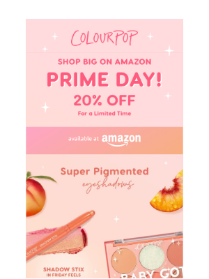 ColourPop Cosmetics - Shop 20% OFF for Prime Day!