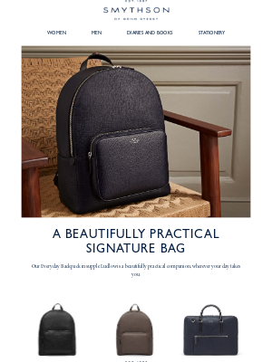 Smythson - A beautifully practical signature bag