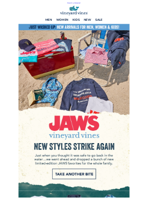Vineyard Vines - *New* JAWS Drop: Take Another Bite