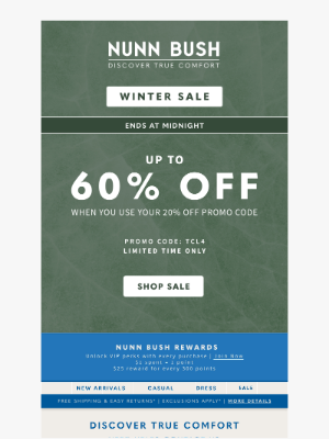 Nunn Bush - UP TO 60% OFF | Winter Sale Event