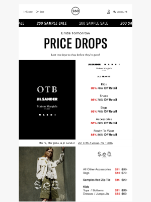 PRICE DROPS 💸 NYC Sample Sales