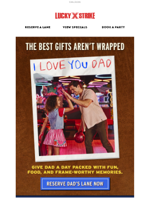Bowlero - Looking For Father’s Day Plans? Start With A Lane Reservation 🎳