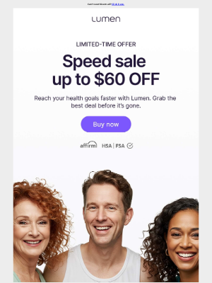 Lumen - 48-hour speed sale is ON!