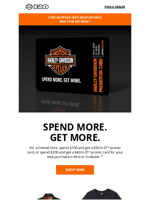 Harley-Davidson Footwear - Gear up for more as you spend