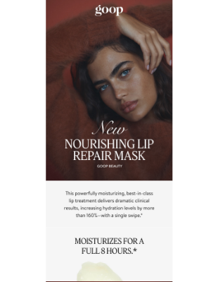 Goop - new: the lip mask to end all lip masks