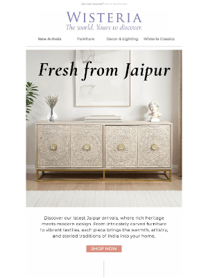Wisteria - Say Goodbye to Summer with Jaipur’s Latest