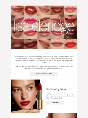 Lisa Eldridge - Find your perfect pout