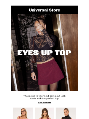 Universal Store (Australia) - Eyes Up Top ❤️‍🔥
