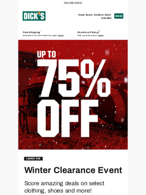 GameChanger Media, Inc. - Searching for deals? The Winter Clearance Event is HERE 👏