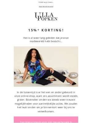 Ulla Popken (Netherlands) - 15% voor een weerzien met jou...