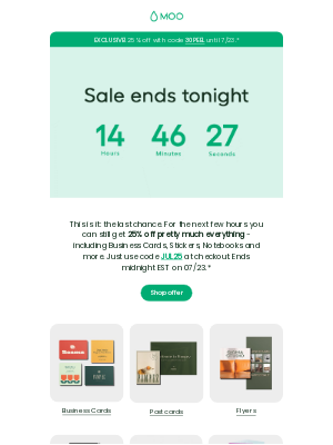 MOO - 🏁 Last chance for 25% off, cathy