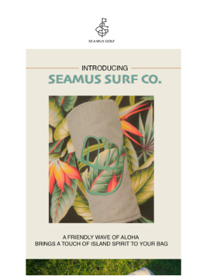 SEAMUS GOLF - Island Spirit for Your Golf Bag 🏝️