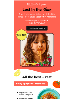Little Spoon - We're feeling Sauzy... 🍝🍋