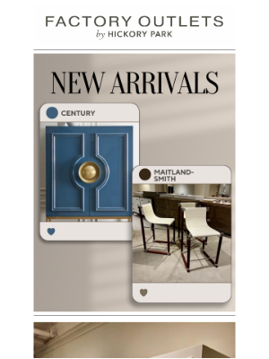 Century Furniture - NEW ARRIVALS