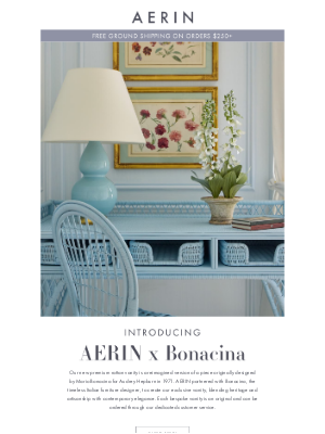 AERIN LLC - AERIN x Bonacina Collaboration