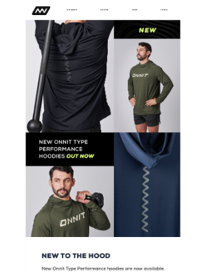 Onnit - New Onnit Type Performance Hoodies Out Now