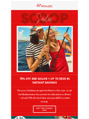Virgin Voyages - You just received your Sailor Scoop 📧