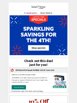 Total Wine & More - Save on Limited-Time Specials! PLUS Deals Inside