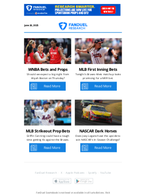 FanDuel - Thursday WNBA Bets and Props