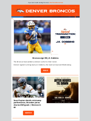 Denver Broncos - OJ: Broncos sign RB J.K. Dobbins