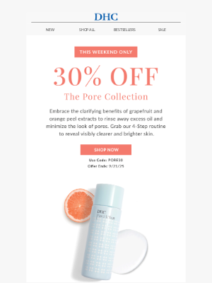 DHC - 🧡30% Off 🧡 The Ultimate Lineup for Blemish-Prone Skin​
