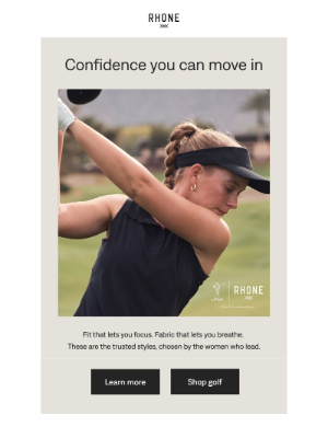 Rhone - Rhone x LPGA: What our ambassadors are loving