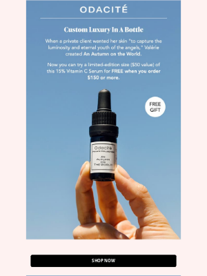 Odacité - Free $50 Luxury Gift