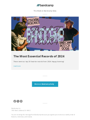 Bandcamp - Bandcamp's 20 Most Essential Records of 2024