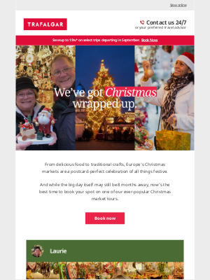 Trafalgar Pty Ltd - 'Tis the season... to plan a Christmas trip