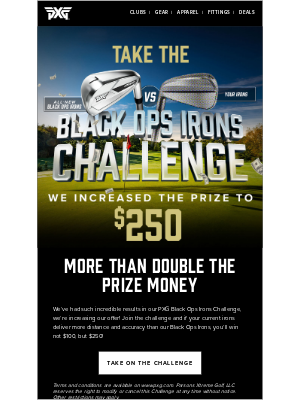 PXG - Money Prize Is Now $250!