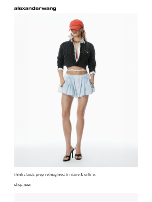 Alexander Wang - prep school dropout