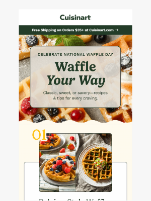 Cuisinart - It’s National Waffle Day 🧇