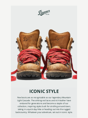 Danner - Red Laces and Brown Boots