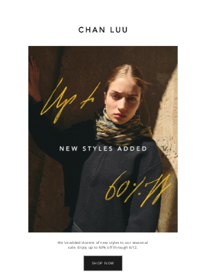 chanluu.com - SALE: New Styles Added