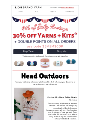 Lion Brand Yarn - Shop Our Long Weekend Sale! 🧶