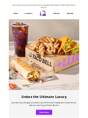 Taco Bell - Luxe but make it *Crispy* ✨