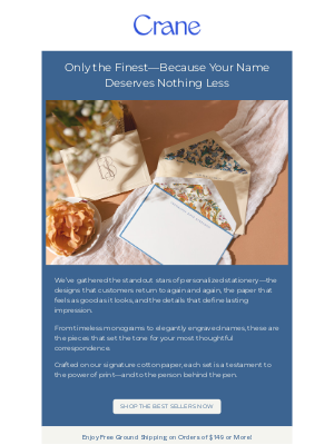 Crane & Co. - The Best of the Best: Personalized Stationery Edition
