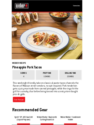 Weber - Street-Style Tacos 🌮