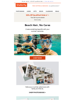 Shutterfly - PSA: Your summer was made to share! 😃