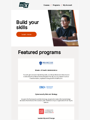 edX - Build new skills and unlock more career opportunities