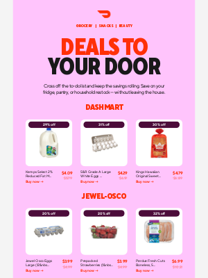 DoorDash - Stock up without stepping out
