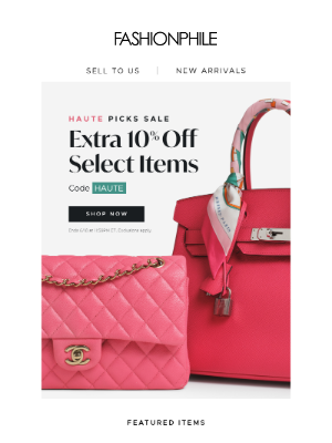 FASHIONPHILE - ☀️ HAUTE PICKS SALE