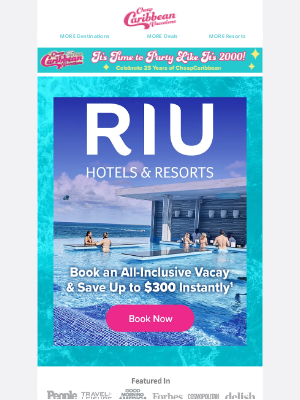 CheapCaribbean - Book Your Next Escape at RIU Hotels & Resorts and Unlock Up to $300 Savings ✨