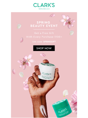 Clark's Botanicals - 🌸 Spring Into Savings: FREE gift