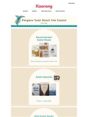 Koorong Books (Australia) - Dive Deeper this Easter 📖✝️